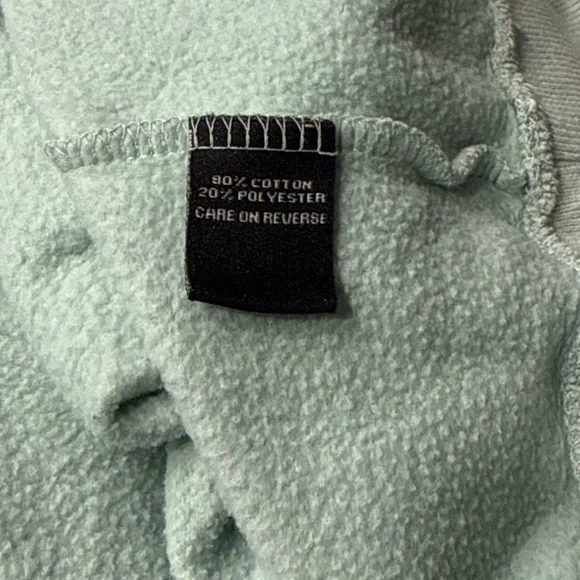 THE BLACK DOG LEGACY COLLECTION L BLUE PULLOVER HOODIE SEA FOAM GREEN Worn Twice - Picture 2 of 4